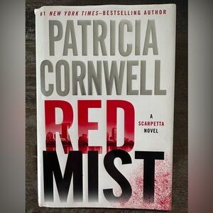 Patricia Cornwell Red Mist hardcover book